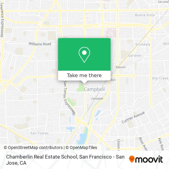 Chamberlin Real Estate School map