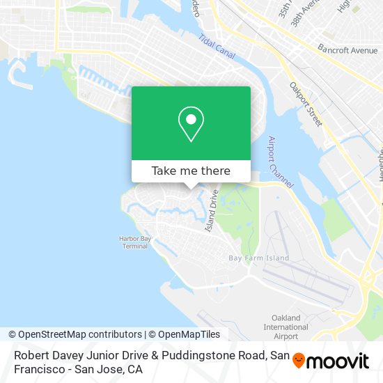 Mapa de Robert Davey Junior Drive & Puddingstone Road