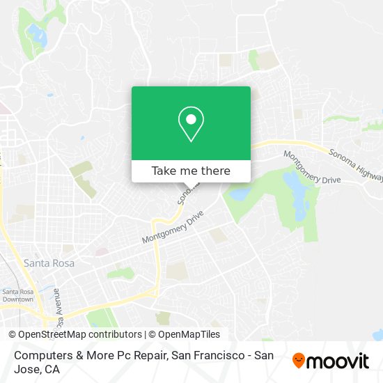 Mapa de Computers & More Pc Repair