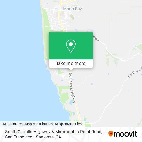 South Cabrillo Highway & Miramontes Point Road map