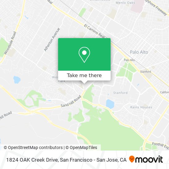 1824 OAK Creek Drive map