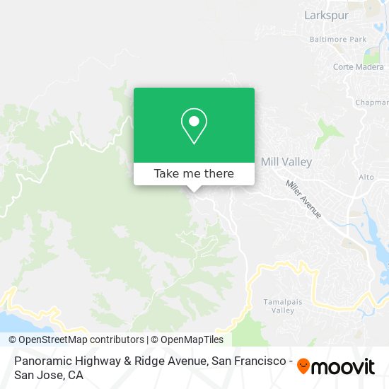Mapa de Panoramic Highway & Ridge Avenue