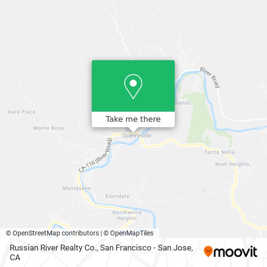 Russian River Realty Co. map