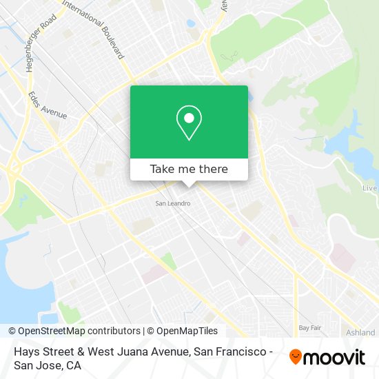 Mapa de Hays Street & West Juana Avenue