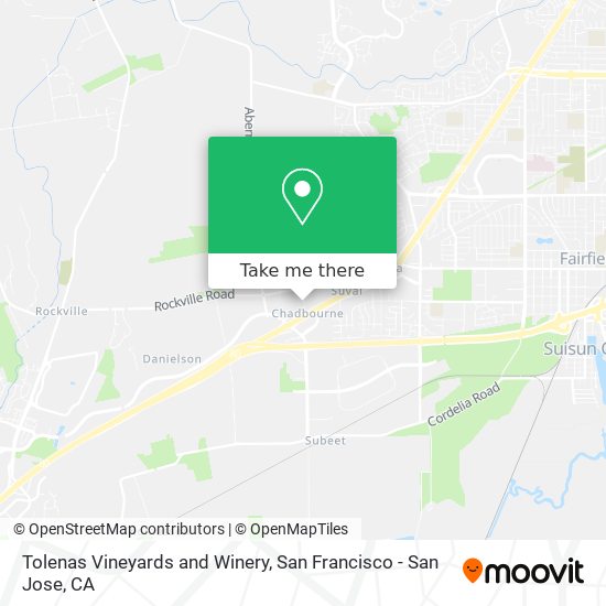 Mapa de Tolenas Vineyards and Winery