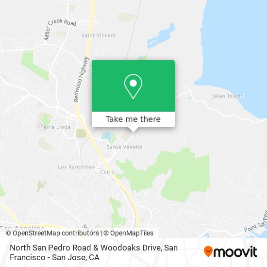 North San Pedro Road & Woodoaks Drive map