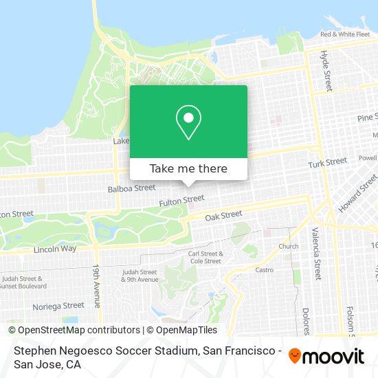 Mapa de Stephen Negoesco Soccer Stadium