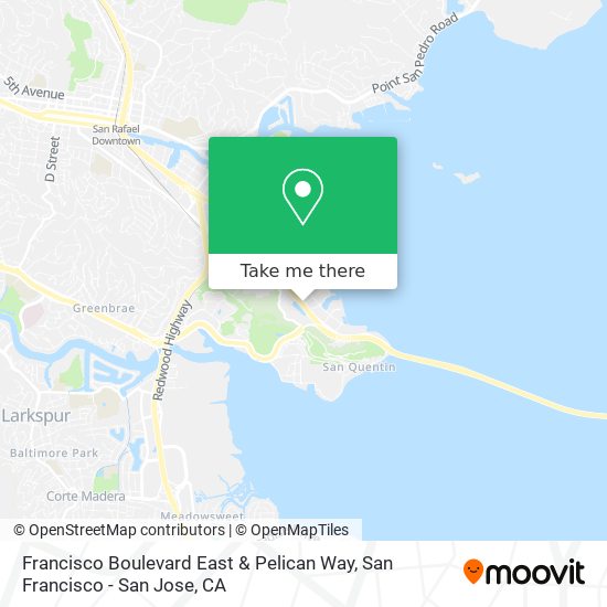 Mapa de Francisco Boulevard East & Pelican Way