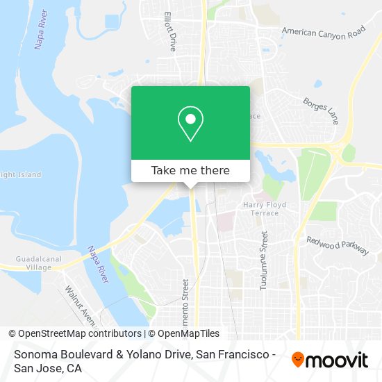 Mapa de Sonoma Boulevard & Yolano Drive