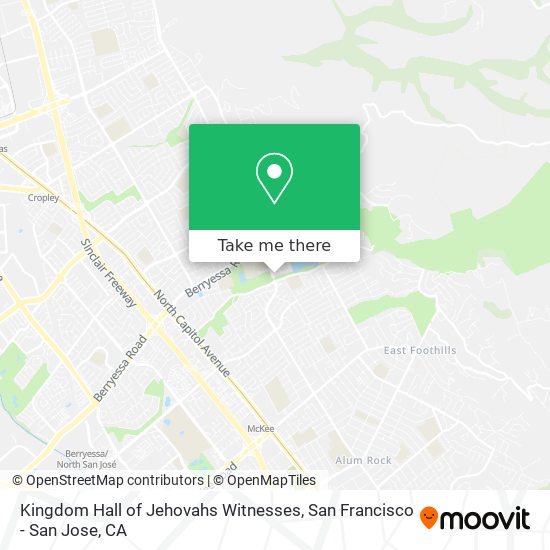 Mapa de Kingdom Hall of Jehovahs Witnesses