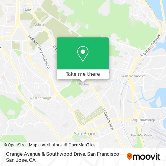 Mapa de Orange Avenue & Southwood Drive