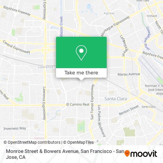 Mapa de Monroe Street & Bowers Avenue