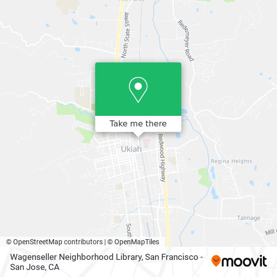 Wagenseller Neighborhood Library map