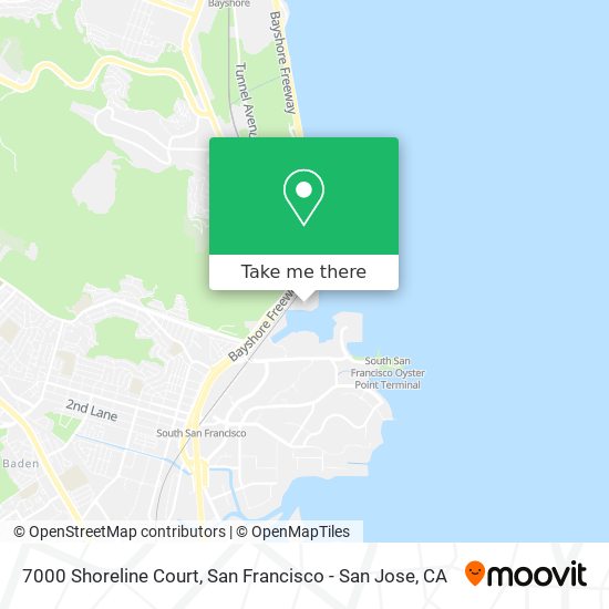 7000 Shoreline Court map