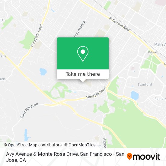 Mapa de Avy Avenue & Monte Rosa Drive