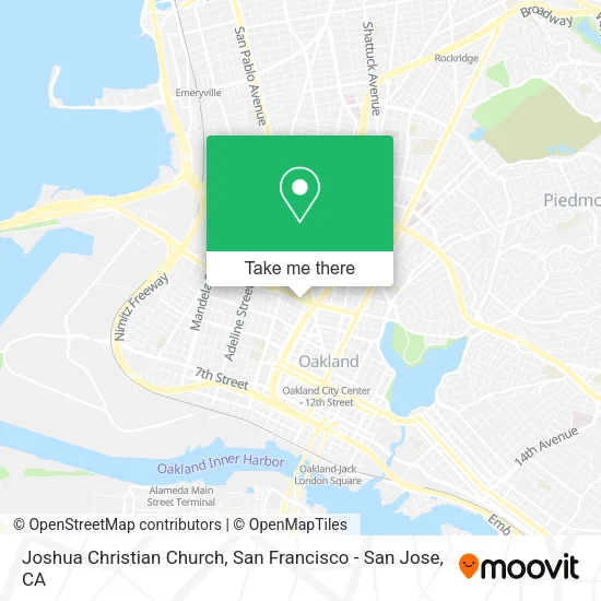 Mapa de Joshua Christian Church