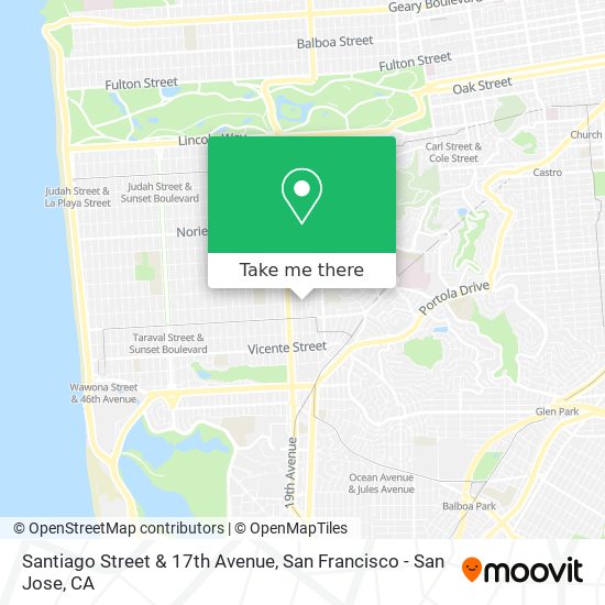 Mapa de Santiago Street & 17th Avenue