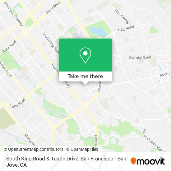 Mapa de South King Road & Tustin Drive