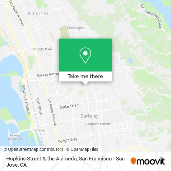 Mapa de Hopkins Street & the Alameda