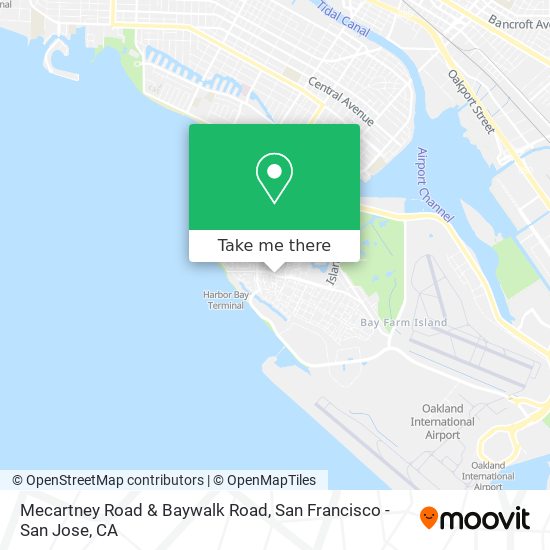 Mapa de Mecartney Road & Baywalk Road