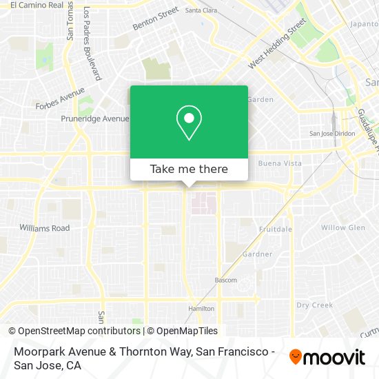 Moorpark Avenue & Thornton Way map