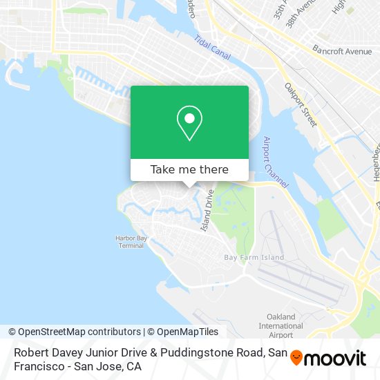 Mapa de Robert Davey Junior Drive & Puddingstone Road