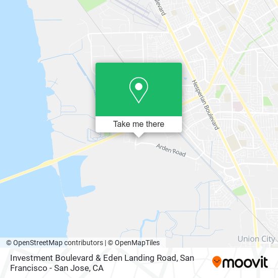 Mapa de Investment Boulevard & Eden Landing Road