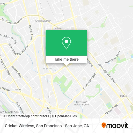 Cricket Wireless map