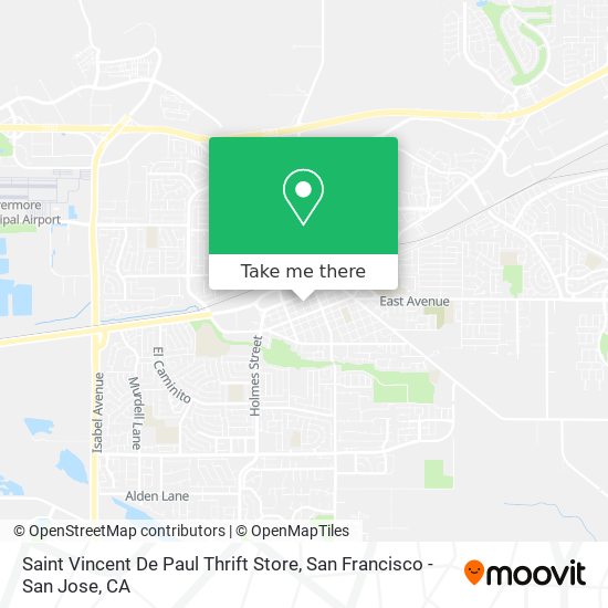 Saint Vincent De Paul Thrift Store map