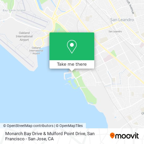 Monarch Bay Drive & Mulford Point Drive map