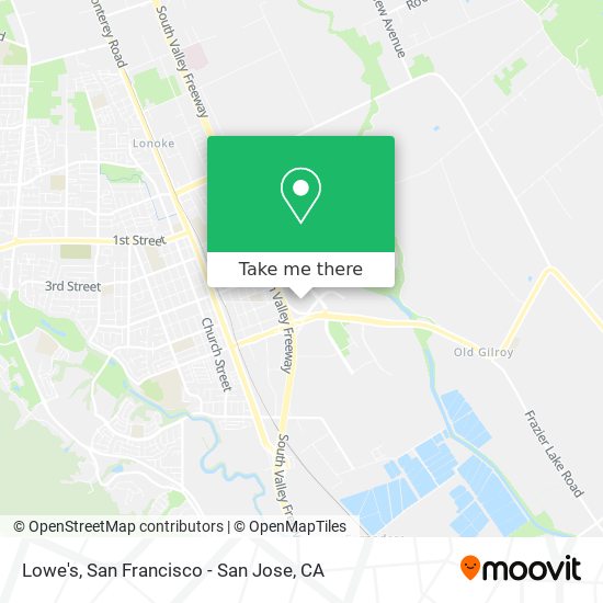 Lowe's map