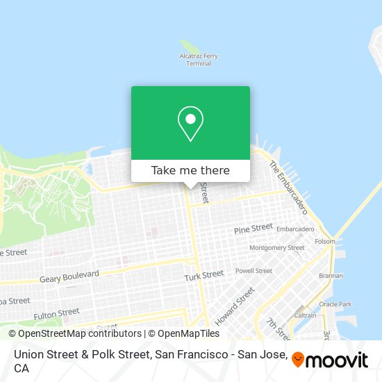 Union Street & Polk Street map