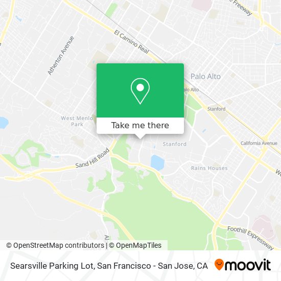 Mapa de Searsville Parking Lot