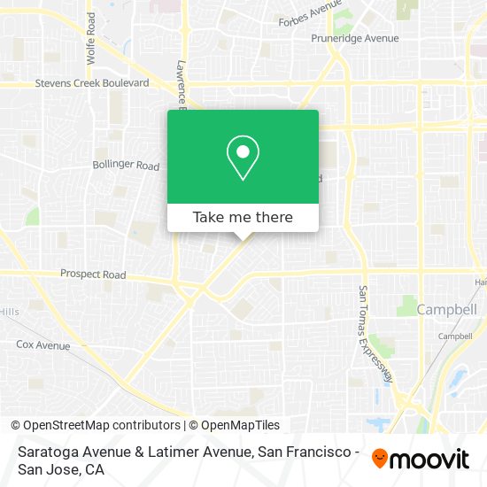Mapa de Saratoga Avenue & Latimer Avenue