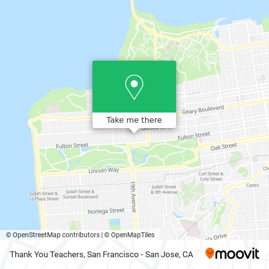 Mapa de Thank You Teachers