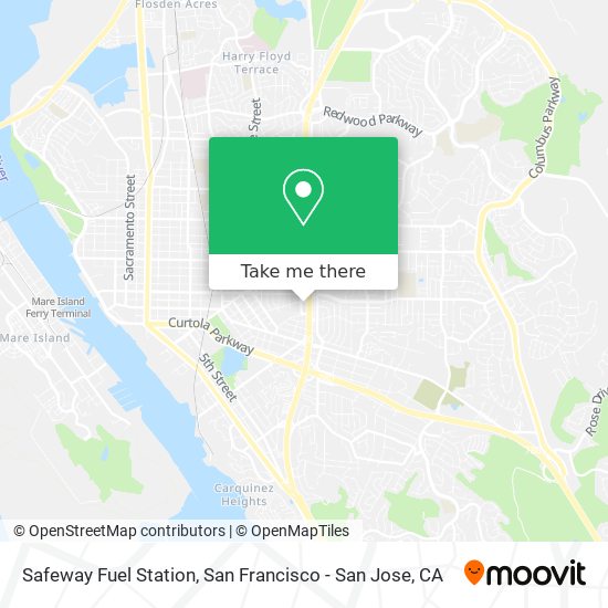 Mapa de Safeway Fuel Station