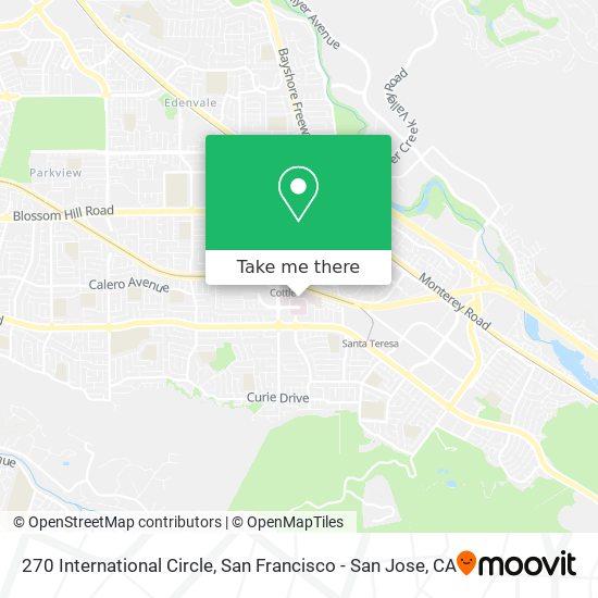 270 International Circle map