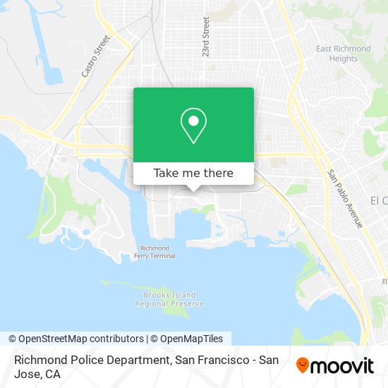 Mapa de Richmond Police Department