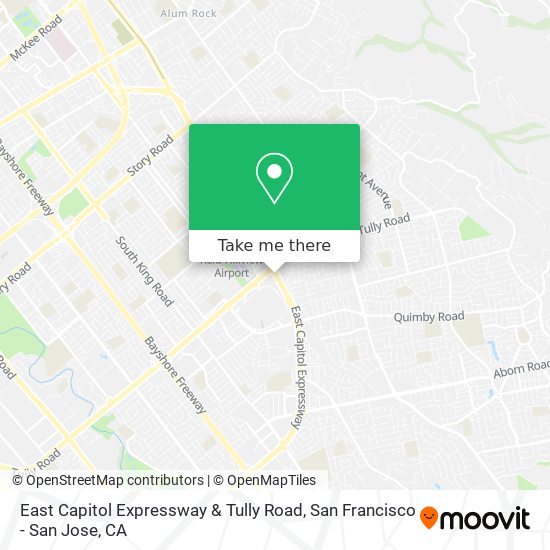 Mapa de East Capitol Expressway & Tully Road
