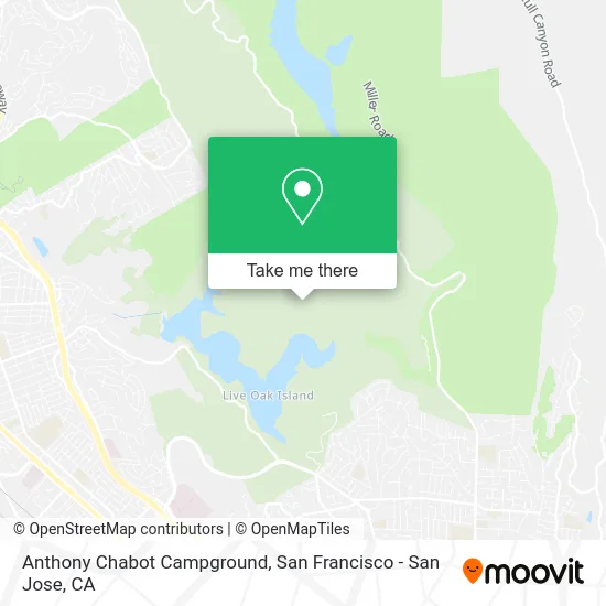 Anthony Chabot Campground map