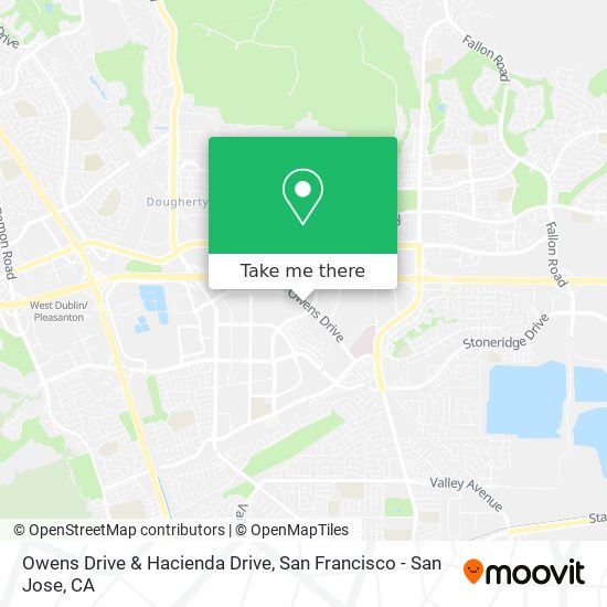 Mapa de Owens Drive & Hacienda Drive