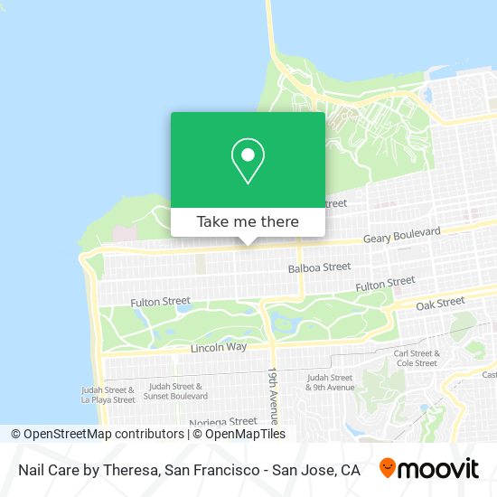 Nail Care by Theresa map