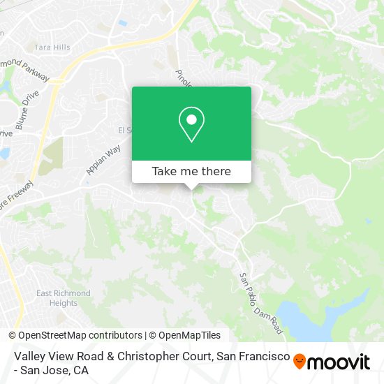 Mapa de Valley View Road & Christopher Court