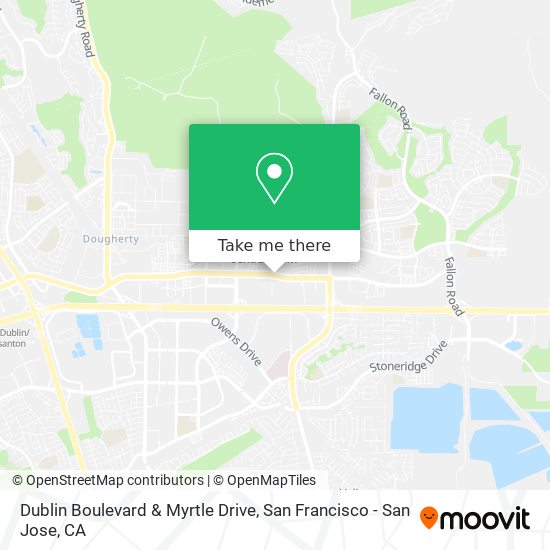 Mapa de Dublin Boulevard & Myrtle Drive