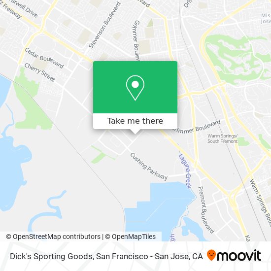 Dick's Sporting Goods map