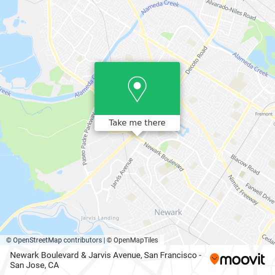 Newark Boulevard & Jarvis Avenue map