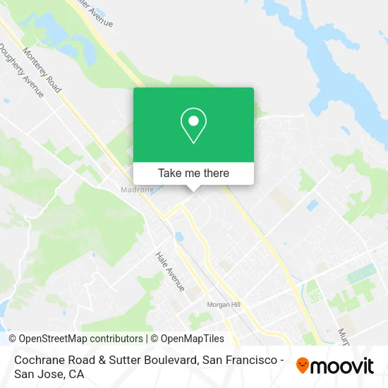 Cochrane Road & Sutter Boulevard map