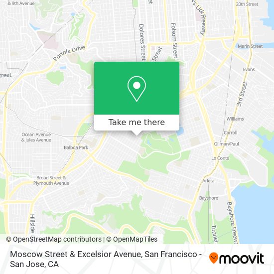 Mapa de Moscow Street & Excelsior Avenue