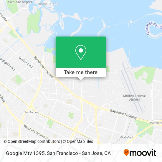 Google Mtv 1395 map