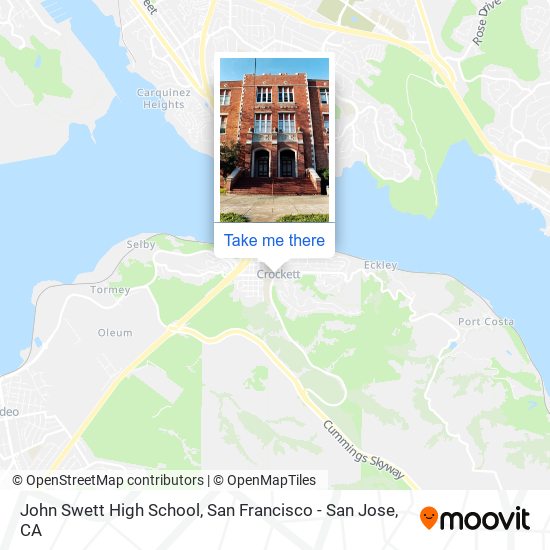 Mapa de John Swett High School